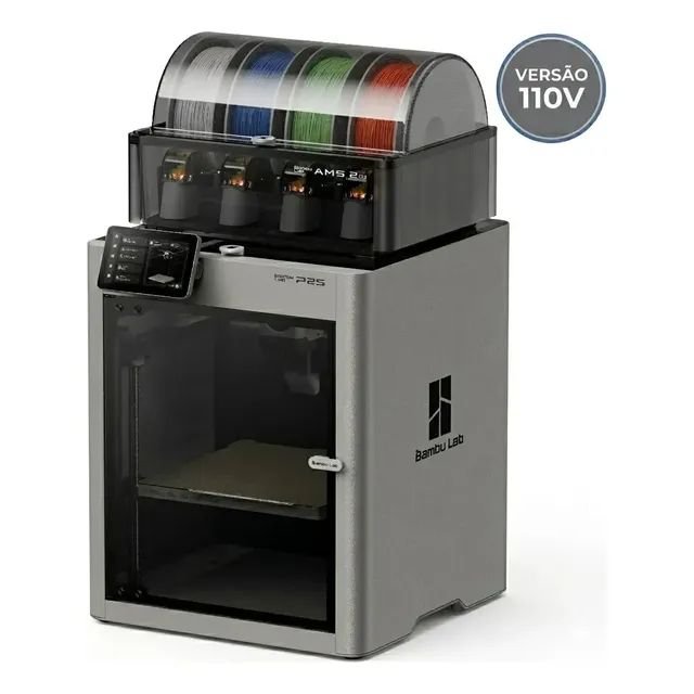 Impressora 3D Bambu Lab P2S + AMS 2 PRO - 110V