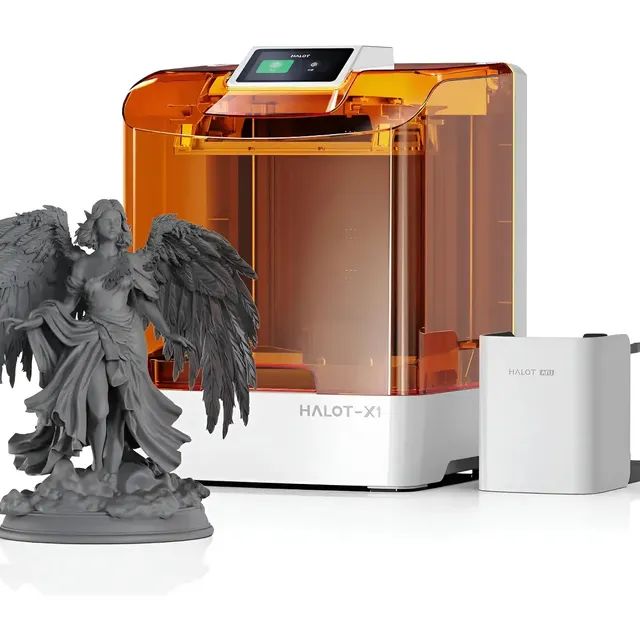 Impressora 3D de resina LCD monocromática 16k com gerenciamento inteligente branca