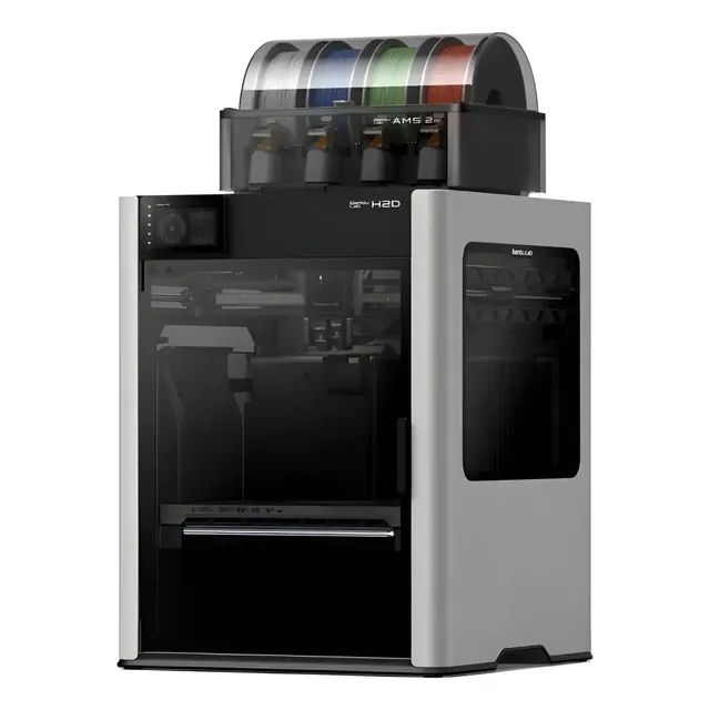 Impressora 3d Fdm Bambu Lab H2d Combo 110v Ams 2 Pro 110v Prateado