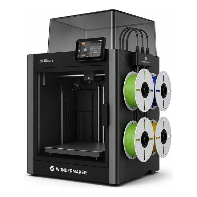 Impressora 3D Profissional Wondermaker Zr Ultra-s 4 Cabeças