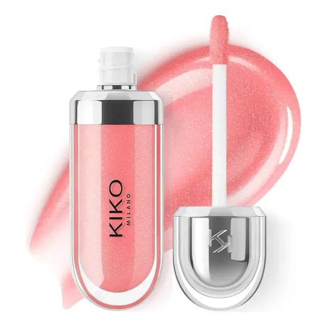 Kiko Milano 3d Hydra Lipgloss 07 Acabamento Glitter Cor Rosa magnólia