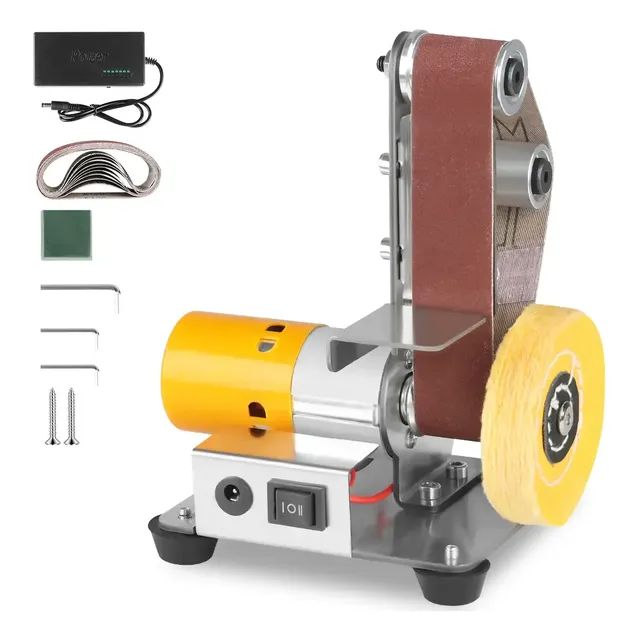 Mini Lixadeira Cinta Lixadeira De Bancada Compacta 10 Cintas 110220 V