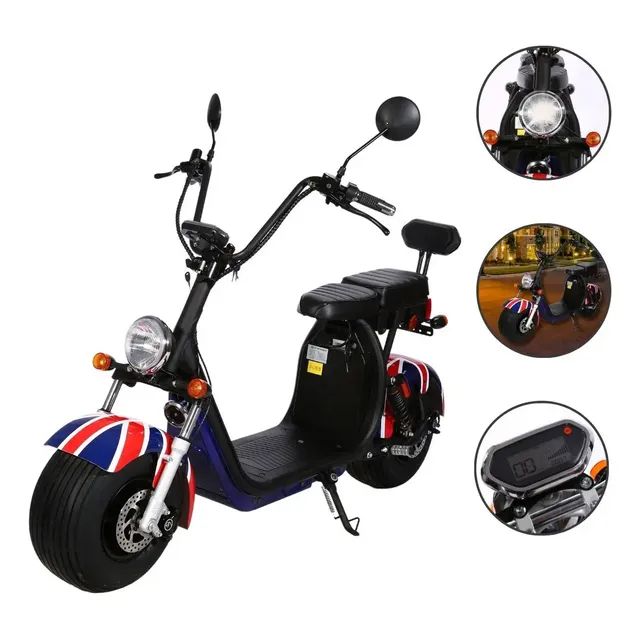 Moto Elétrica 2000w Scooter Bateria Remomível Importway