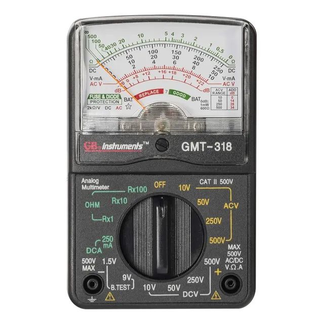 Multímetro Analógico Gardner Bender Gmt-318 De 6 Funções