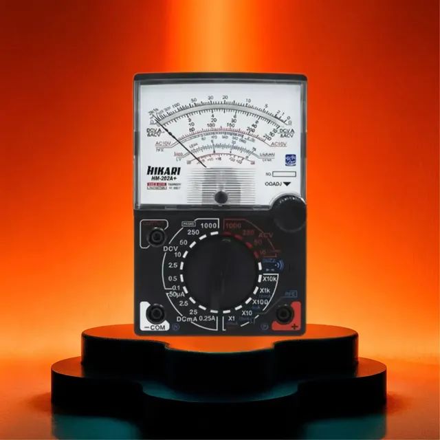 Multímetro Analógico Hikari HM-202A+ 20k Ohms/Volt Corrente DC AC