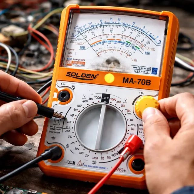 Novo Multiteste Analógico 200 Mega Ma-70b Teste Diodo E Led