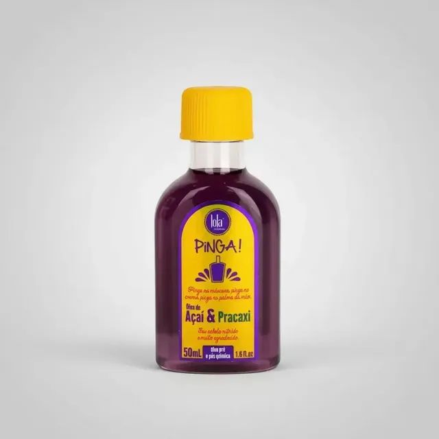 Óleo Capilar Açaí & Pracaxi Pinga Lola Cosmetics 50ml
