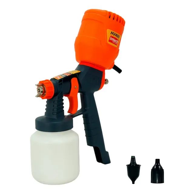 Pistola De Pintura Pulverizadora Intech HV400 Elétrica 450w
