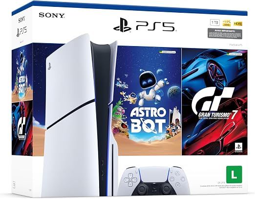 PlayStation®5 Slim Disk - Pacote ASTRO BOT e Gran Turismo 7
