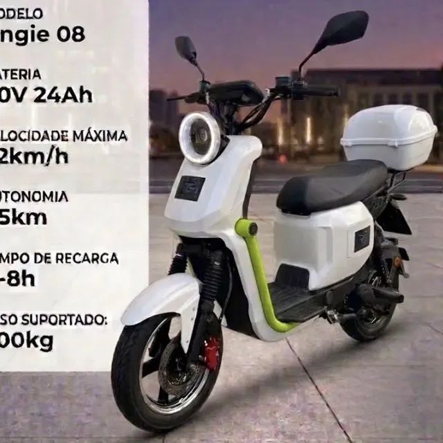 Scooter Eletrico, Bicicleta Eletrica, Angie 08, Autopropelido, Avaria No Transporte