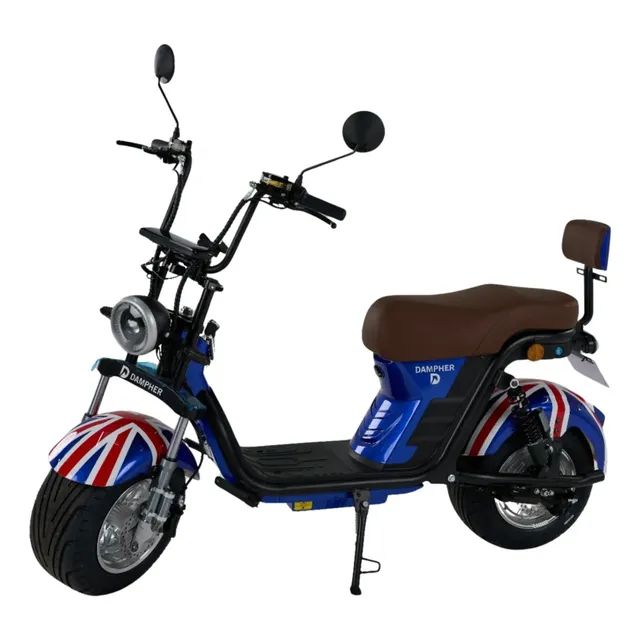 Scooter Elétrico Dampher X13 60km Bateria 60v 20ah 2000w