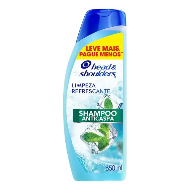 Shampoo Anticaspa Head & Shoulders Limpeza Refrescante 650 ml