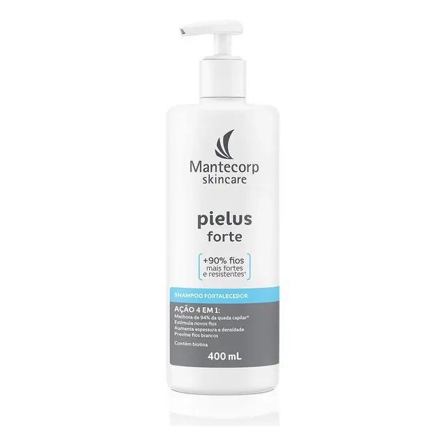 Shampoo Fortalecedor Antiqueda Mantecorp Pielus Forte 400ml