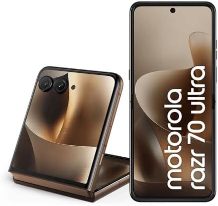 Smartphone Motorola Razr 70 Ultra 5G - 512GB 24GB (12GB RAM+12GB Ram Boost), Snapdragon 8 Elite, tela interna 7" e externa 4” - Madeira