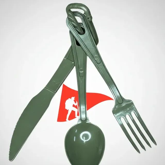 Talheres Articulados 100% Polímero Verde Militar Legendarios